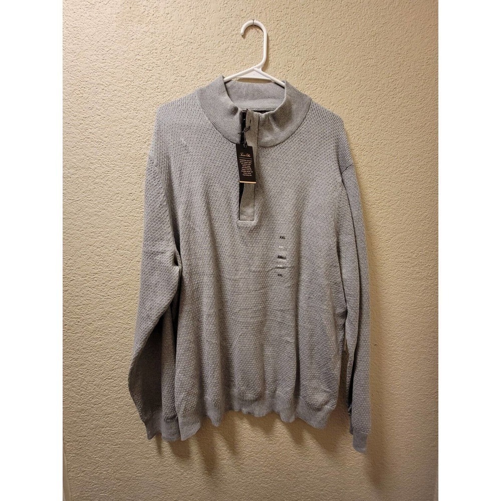 NWT Mens Tasso Elba Knit Pullover 100% Supima Cotton SZ XXL